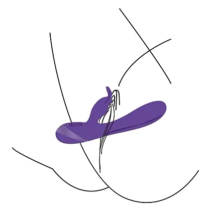 Xocoon Unlimited Love – Rabbit Mov, 10 Moduri, Reîncărcabil