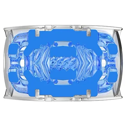 Quickshot Turbo Blue Ice Fleshlight Compact Prindere Dinamică