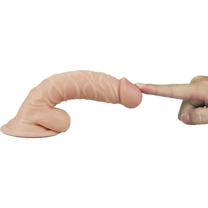 Real Extreme Vibrator 19 cm cu Ventuză Puternică
