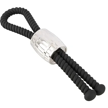 Rebel Heavy Rope Inel Reglabil Pentru Penis și Testicule Negru