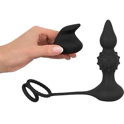 Rebel RC Dop Anal Vibrator cu Inele 10 Moduri Wireless