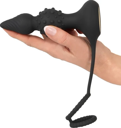 Rebel RC Dop Anal Vibrator cu Inele 10 Moduri Wireless Negru