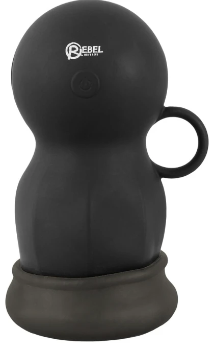 Rebel Shaker – Masturbator cu Scuturare 3 Trepte, Reîncărcabil Negru