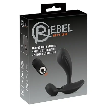 Rebel Two Spot Massager Reîncărcabil Negru