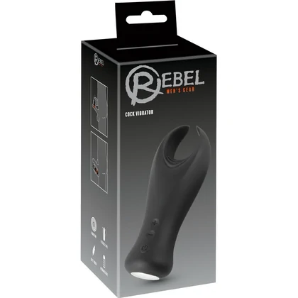 Rebel Vibrator Flexibil 10 Moduri, Reîncărcabil și Discret Negru