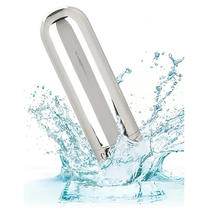 Rechargeable Hideaway Ou Vibrator Argintiu