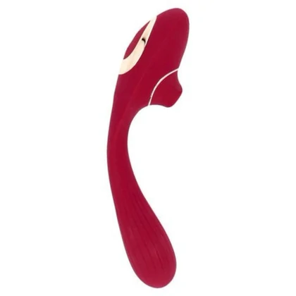 Red Shape Stimulator Duo Punct-G și Clitoris Reîncărcabil Roșu