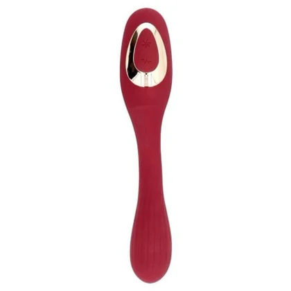 Red Shape Stimulator Duo Punct-G și Clitoris Reîncărcabil Roșu