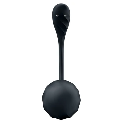 Ribbed Petal Satisfyer — 12 Programe, silicon Moale, Impermeabil Negru