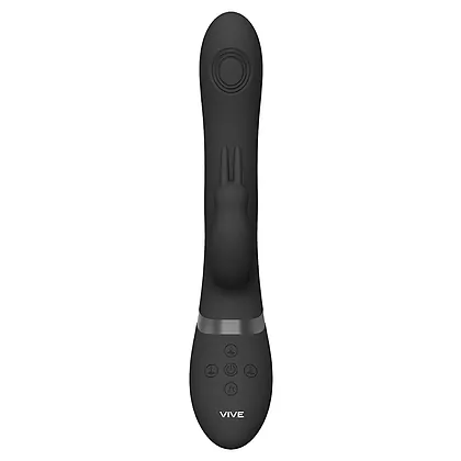 Rini Pulse Wave And Vibrating Dubla Actiune Negru