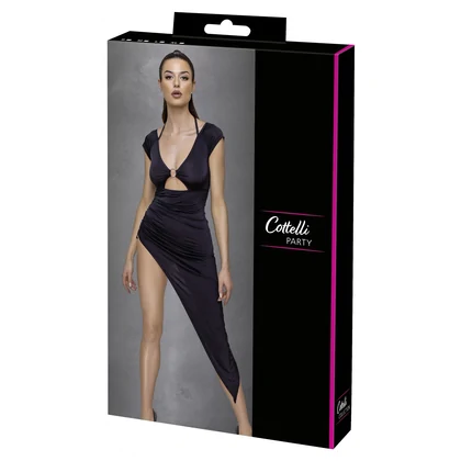 Rochie Cottelli Collection Ruffles Negru S