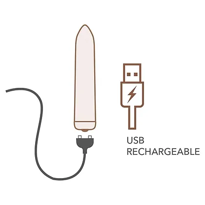 Rocks-Off - Rechargeable Bullet Vibrator - Poppy Red