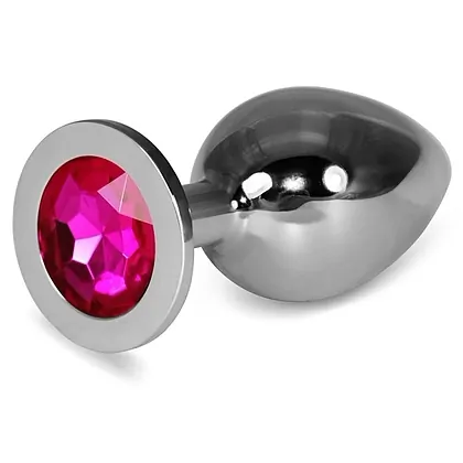 Rosebud Plug Metal L cu Bijuterie Fuchsia Lovetoy