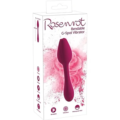 Rosenrot Rose G Spot, 10 Moduri, Reîncărcabil, 20 cm