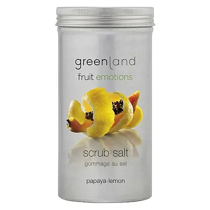 Sare exfoliantă, cu papaya și lămâie, Greenland, 400g