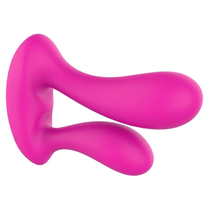 Satisfied Stimulator Dublu Reîncărcabil cu Telecomandă Roz
