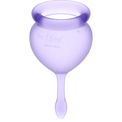 Satisfyer Feel Good Menstrual Cup Set Lila