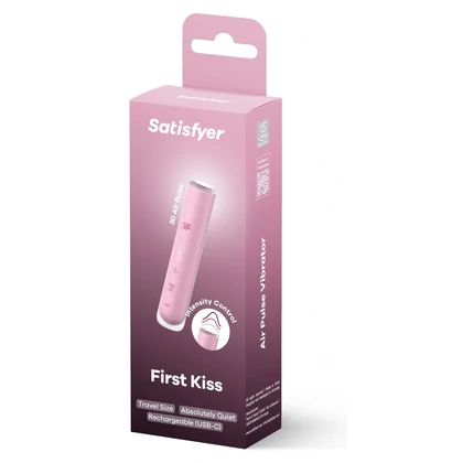 Satisfyer First Kiss – Stimulator cu Membrane Mobilă, 10 Trepte Roz