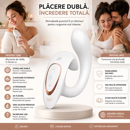 Satisfyer G For Goddess 1 12 Programe Reîncărcabil Alb