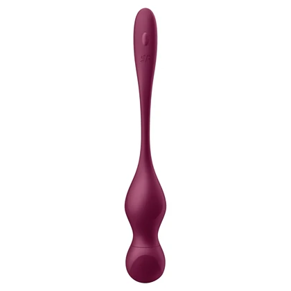 Satisfyer Love Birds Vary Set Kegel Reîncărcabil 3 Greutăți Vișiniu
