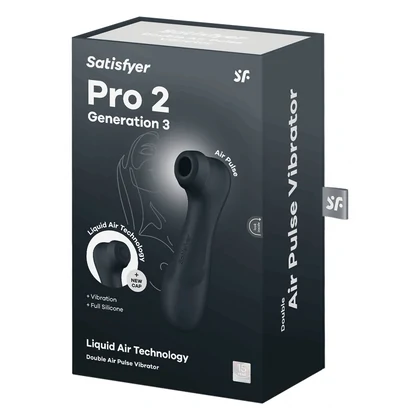 Satisfyer Pro 2 Generation 3 With Liquid Air Dark Grey Negru