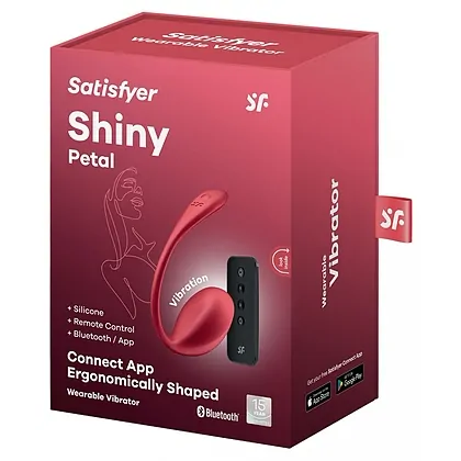 Satisfyer Shiny Petal Red Reincarcabil 12 Moduri Rosu
