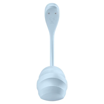 Satisfyer Smooth Petal Connect Vibrator Purtabil 12 Moduri Albastru