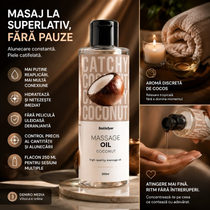 lei de Masaj Satisfyer Cocos pentru Preludiu 250 ml