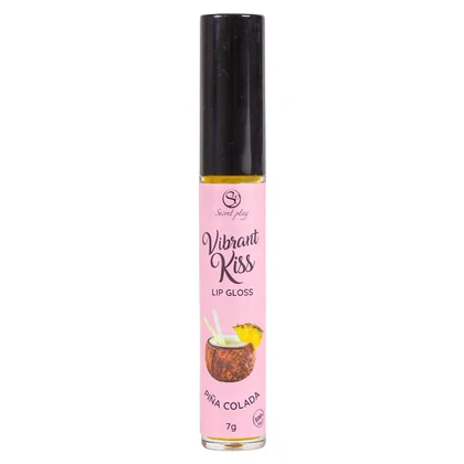 Secret Play Vibrant Kiss — Gloss Pina Colada cu Vibrații