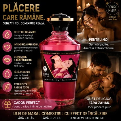 Senzualitate Înflăcărată Cu Esența Zmeurei 100ml