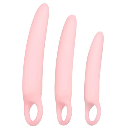 Set 3 Dilatatoare Vaginale Sweet Smile Antrenor Pelvin Roz