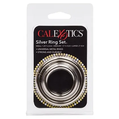 Set 3 Inele Penis Silver Ring Argintiu