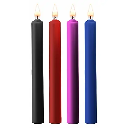 Set 4 Lumânări De Masaj De Diferite Culori