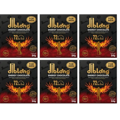 Set 6 x Ciocolată Afrodisiacă Pentru Bărbați Diblong 24g