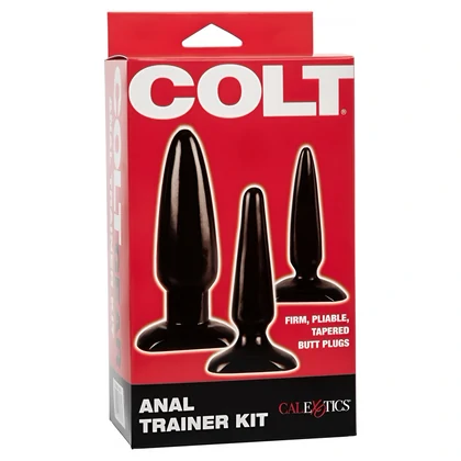 Set Anal Plug Colț Negru