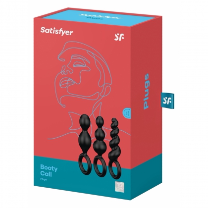 Set Satisfyer De Accesorii Pentru Satisfacție Anală Negru