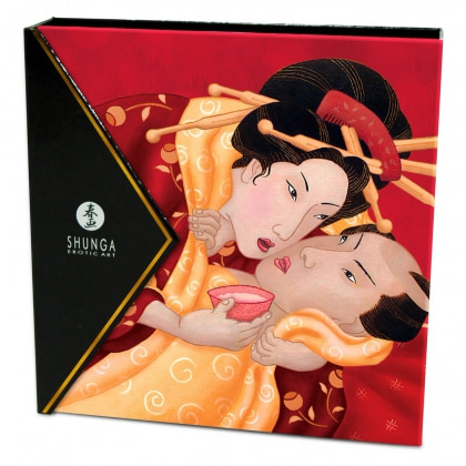 Set Cadou Shunga Geisha's Secrets Strawberry pentru Cupluri