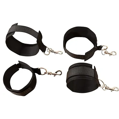 Set Cătușe Fetish Wraparound Mattress Negru