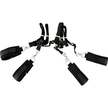 Set Cătușe Fetish Wraparound Mattress Negru
