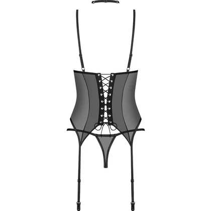 Set Corset Obsessive Donarella Negru XL-2XL