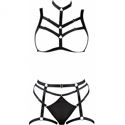 Set Cottelli Collection Irene Negru S-L
