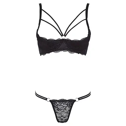 Set Cottelli Collection Kinsley Negru S