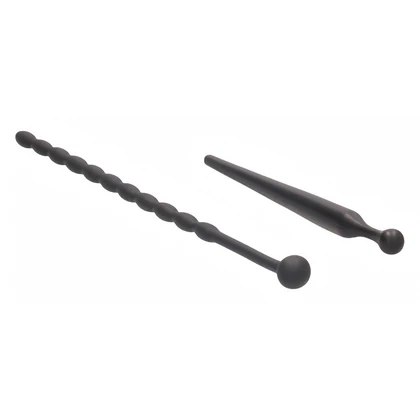 Set Dilatator Beginners Silicone Plug Negru