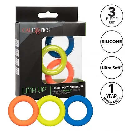 Set Inele Penis Link Up Ultra-Soft Climax Multicolor