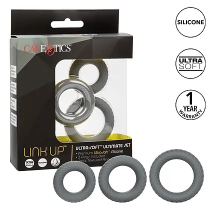 Set Inele Penis Link Up UltraSoft Ultimate Gri