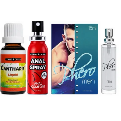 Set Intens: Plăcere Totală — Spray, Picături Și Parfum