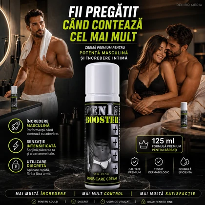 Pachet Cremă Pentru Potență Penis Booster 125ml + Cremă Pentru Potență Penix 75ml