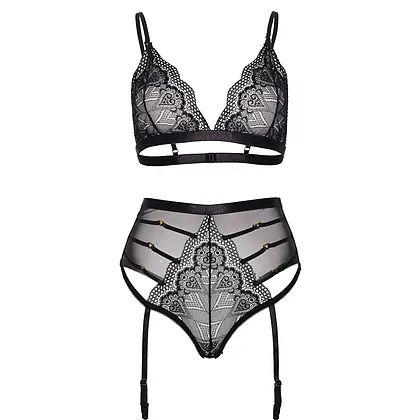 Set Leg Avenue Ariella Lace Negru S