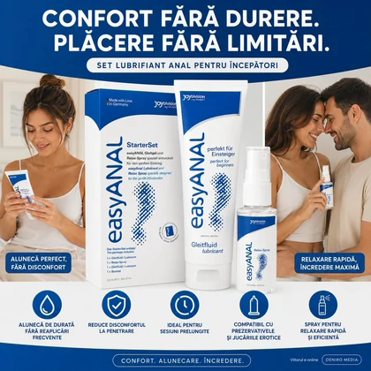 Set Lubrifiant Pentru Începători Anal Ușor