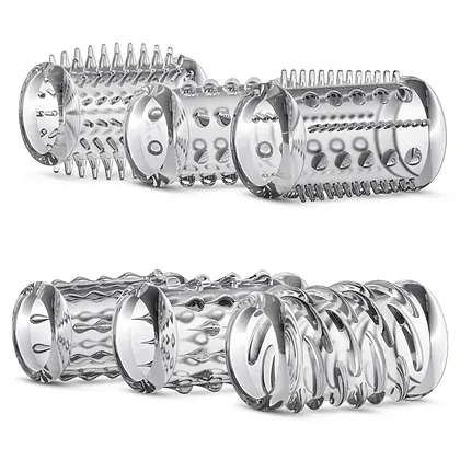 Set Manșoane Penis Stay Hard Transparent